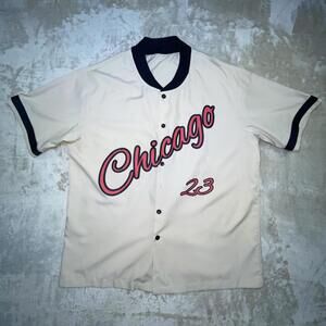 SHEIN Men’s Chicago Jersey Sz M #23  *Flaw -Missing Button* Lightweight
